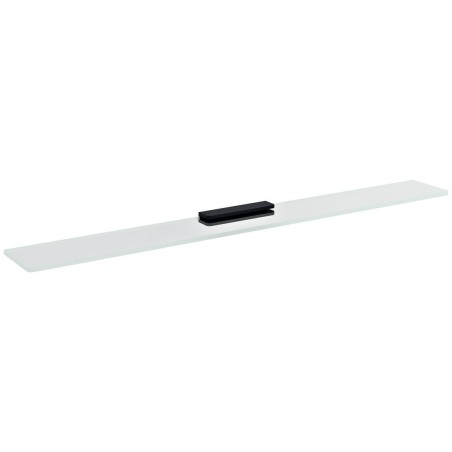 Plateau en verre 900mm, verre noir/clair