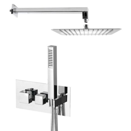 Robinet de douche thermostatique LATUS, incl. Handshower, 2 sorties, chrome
