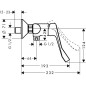 Hansgrohe Focus E2 - Mitigeur de douche à levier avec poignée allongée, chrome 31916000 Hansgrohe Focus E2 - Mitigeur de douche à levier avec poignée allongée, chrome 31916000