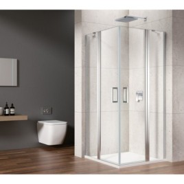 LORO Écran rectangulaire pour entrée d'angle 1000x900 mm