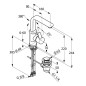 Kludi Zenta - Mitigeur de lavabo, chrome 420250575 Kludi Zenta - Mitigeur de lavabo, chrome 420250575