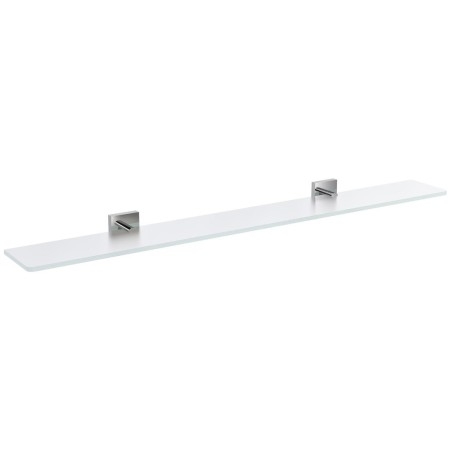 X-SQUARE étagère en verre 1000mm, chrome/verre glacé
