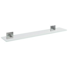 Étagère en verre X-SQUARE 500mm, chrome/verre clair