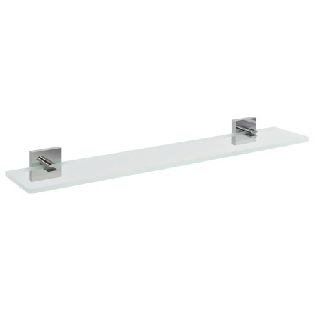 Étagère en verre X-SQUARE 500mm, chrome/verre clair