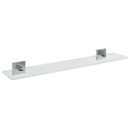 Étagère en verre X-SQUARE 700mm, chrome/verre clair