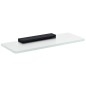 Plateau en verre 300mm, verre noir/produit