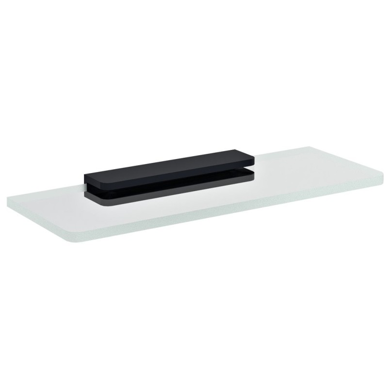 Plateau en verre 300mm, verre noir/clair
