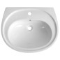 Lavabo en céramique 60x48cm, blanc