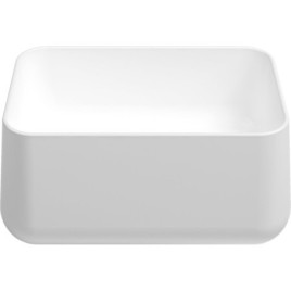 ALLEGRO comptoir top céramique lavabo 60x40cm, blanc
