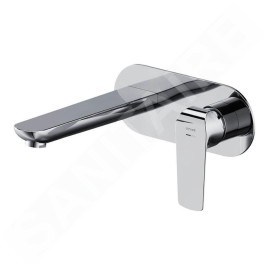 Cersanit City - Mitigeur de lavabo encastré, avec corps d’encastrement, chrome S951-361