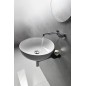 Lavabo TETRIS avec support pour mélangeur dissimulé, mat noir