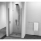 ZOOM Alcove Porte douche 800 mm, verre clair, gauche