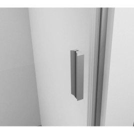 ZOOM Alcove Porte douche 800 mm, verre clair, gauche