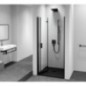 ZOOM BLACK Porte de douche Alcove 800 mm, verre clair, gauche ZOOM BLACK Porte de douche Alcove 800 mm, verre clair, gauche