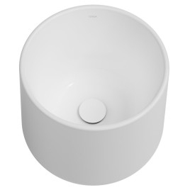 ALLEGRO Countertop Washbasin, dia 42cm, blanc