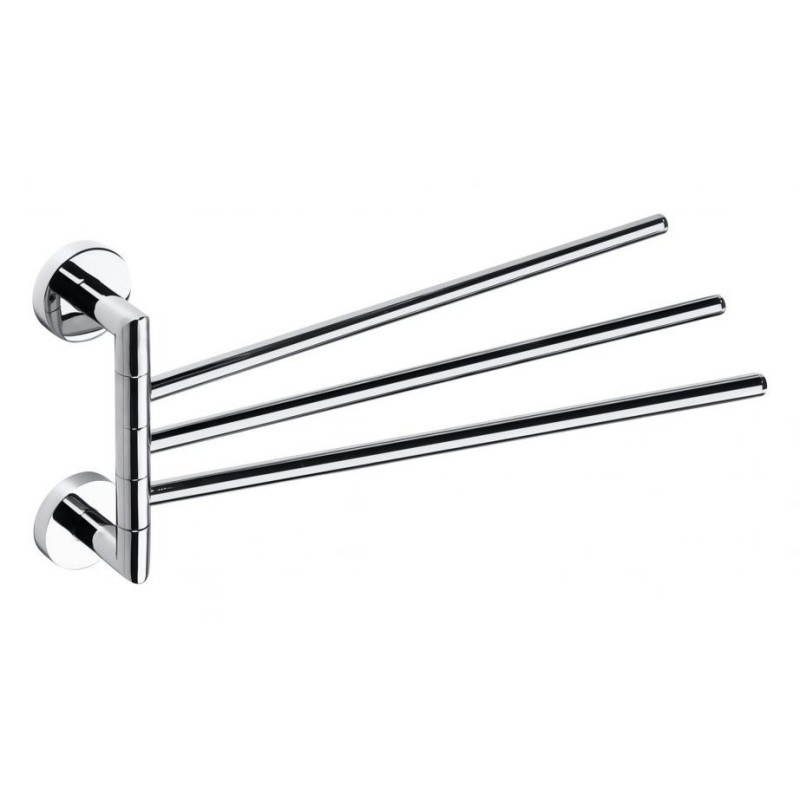 Porte serviette réglable X-ROUND 380mm, chrome