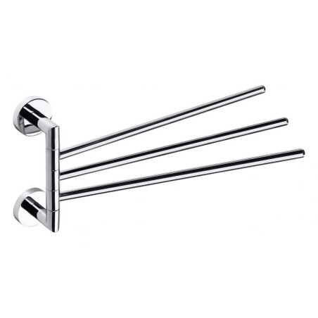 Porte serviette réglable X-ROUND 380mm, chrome