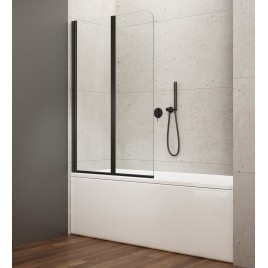 WILA baignoire écran 900mm, verre noir/clair