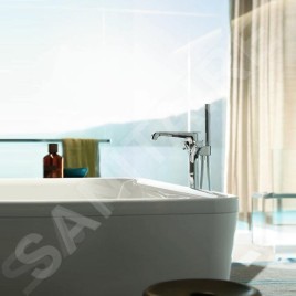 Axor Citterio E - Mitigeur thermostatique de baignoire à monter au sol, chrome 36416000