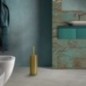 JACK Porte brosse de toilette de qualité, tapis d'or