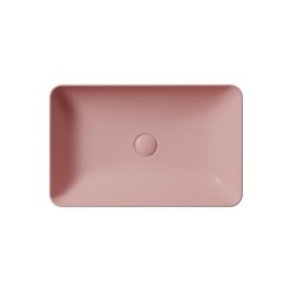 Comptoir NUBES lavabo en céramique 60x38cm, blush mat