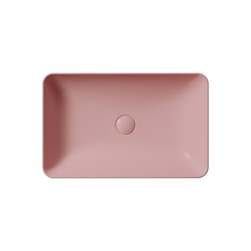 Comptoir NUBES lavabo en céramique 60x38cm, blush mat