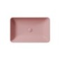 Comptoir NUBES lavabo en céramique 60x38cm, blush mat