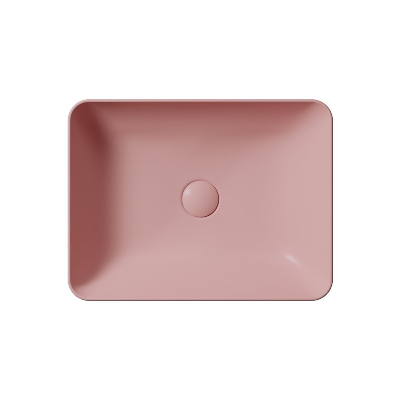 Comptoir SAND/NUBES lavabo en céramique 50x38cm, blush mat