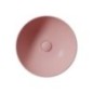 NUBES compteur top céramique lavabo dia 40cm, blush mat