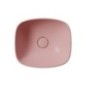 NUBES lavabo en céramique sur la planche 40x35cm, mat blush