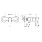 Hansa Polo - Mitigeur de douche, chrome 51450163