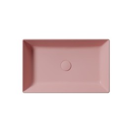 KUBE Lavabo céramique de comptoir X 60x37cm, tapisserie