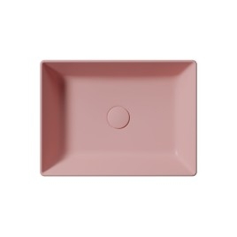 KUBE Lave-vaisselle en céramique, 50x37cm, blush mat
