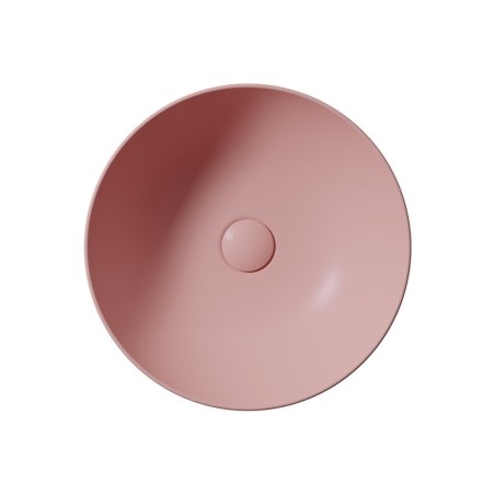 PURA contre-dessus lavabo en céramique Ø 42cm, blush mat