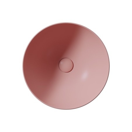 PURA comptoir lavabo en céramique, dia 42cm, blush mat