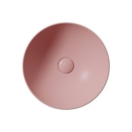 PURA comptoir lavabo en céramique, dia 40cm, blush mat