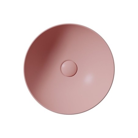 PURA comptoir lavabo en céramique, dia 40cm, blush mat