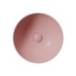 PURA comptoir lavabo en céramique, dia 40cm, blush mat