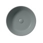 KUBE X Counter Top Ceramic Washbasin dia 40 cm, agave mat