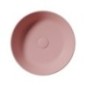 KUBE X Counter Top Ceramic Washbasin dia 40 cm, blush mat