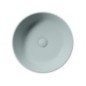 KUBE X Counter Top Ceramic Washbasin dia 40 cm, ghiaccio mat