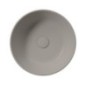 KUBE X Counter Top Ceramic Washbasin dia 40 cm, tortora mat