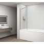 FISA Baignoire Écran 600x1500mm, verre mat or/clair