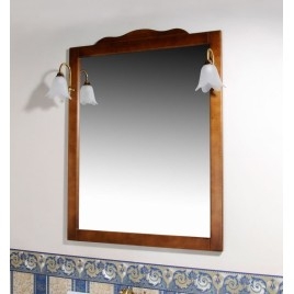 RETRO Miroir en cadre en bois 890x1150mm, hêtre