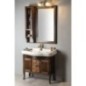 RETRO Miroir en cadre en bois 700x1150mm, hêtre