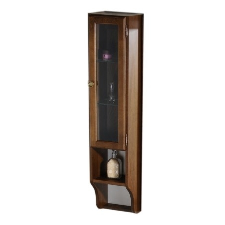 RETRO À côté de l'unité de stockage Miroir 25x115x20cm, droit / hêtre