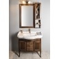 RETRO À côté de l'unité de stockage Miroir 25x115x20cm, droit / hêtre