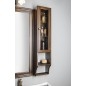 RETRO À côté de l'unité de stockage Miroir 25x115x20cm, droit / hêtre