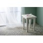 Tabouret RETRO 33x45x33cm, vieux blanc
