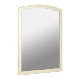 RETRO Miroir en cadre en bois 650x910mm, vieux blanc